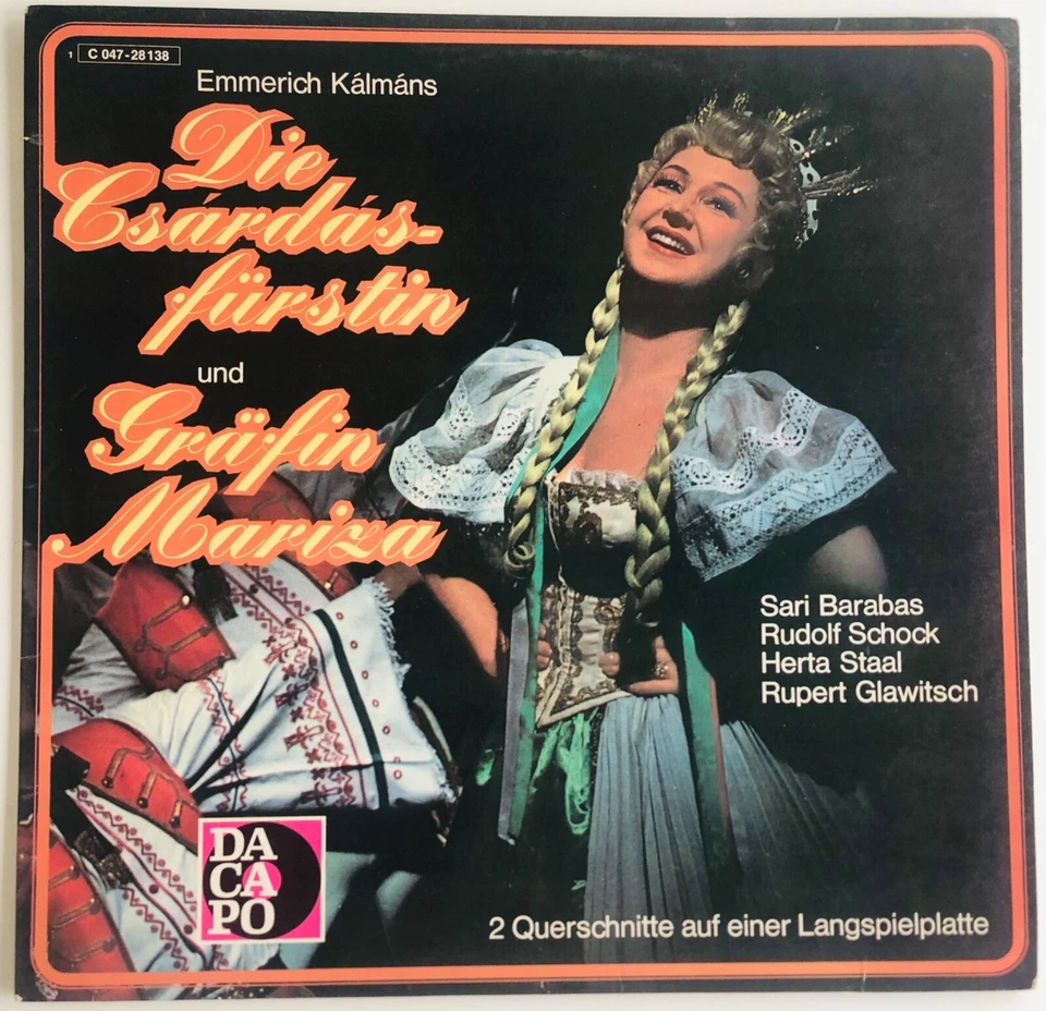 RARE Emmerich Kalman Die Csardasfurstin Grafin Mariza Vinyl Album Record LP - Image 2 of 4