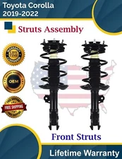 Premium Quality OE Front Struts For 2019-2022 Toyota Corolla Lifetime Warranty
