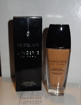 GUERLAIN LINGERIE DE PEAU INVISIBLE SKIN FUSION FOUNDATION 1 OZ  # 24 SET OF 2