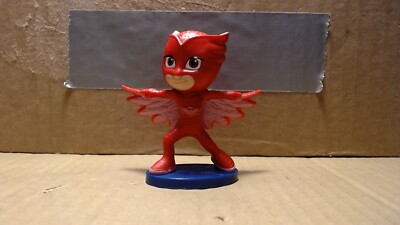 Just Play Frog Box PJ Masks Owlette Red Plastic Figure 2.5 Inch Cake Topper Toy