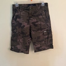 Lucky Brand Youth Adjustable Waist Camo Cargo Shorts - Large 14/16