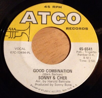 Sonny & Cher 45 Good Combination / You And Me