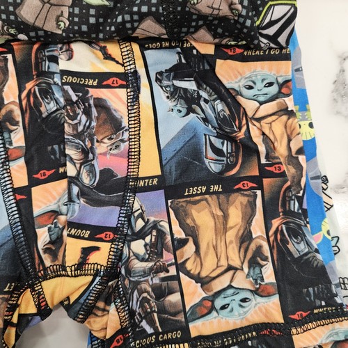Star Wars The Mandalorian Boys 4 Pack Athletic Boxer Briefs Size Small 6 Stretch - Picture 6 of 12