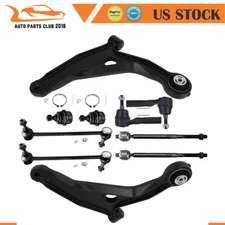 10pcs Front Lower Control Arm & Ball Joints Tie Rod End Fits 09-15 Dodge Journey