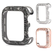 Luxry Metal Frame Case for Apple Watch 11 10 9 8 7 6 5 4 SE 42/40/44/41/45/46mm