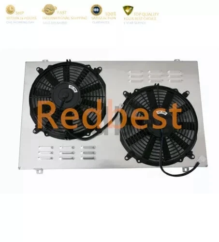 CU161 Aluminum Radiator Shroud Fan For 1968-73 Chevy Chevelle 1968-77 El Camino Foto 4 de 4