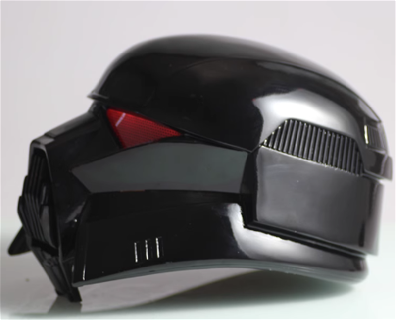 Star Wars The Mandalorian Dark Trooper Cosplay Glowing Helmet