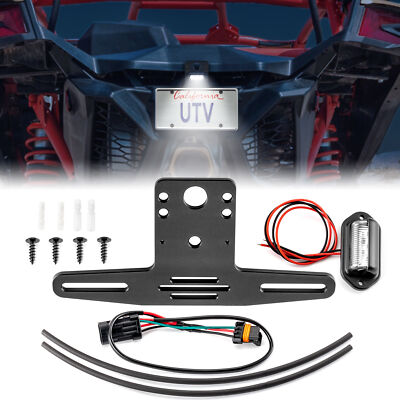 WEISEN LED License Plate Light w/Plug For Can-AM Maverick X3 (Plug & Play)