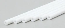 Evergreen Styrene Tube 3/32 OD x 14 inch long (6) - Model Railroad Scratch
