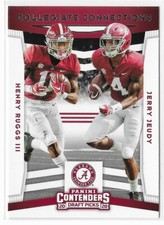 2020 Contenders Draft Picks Jerry Jeudy, Henry Ruggs Collegiate Connections #3