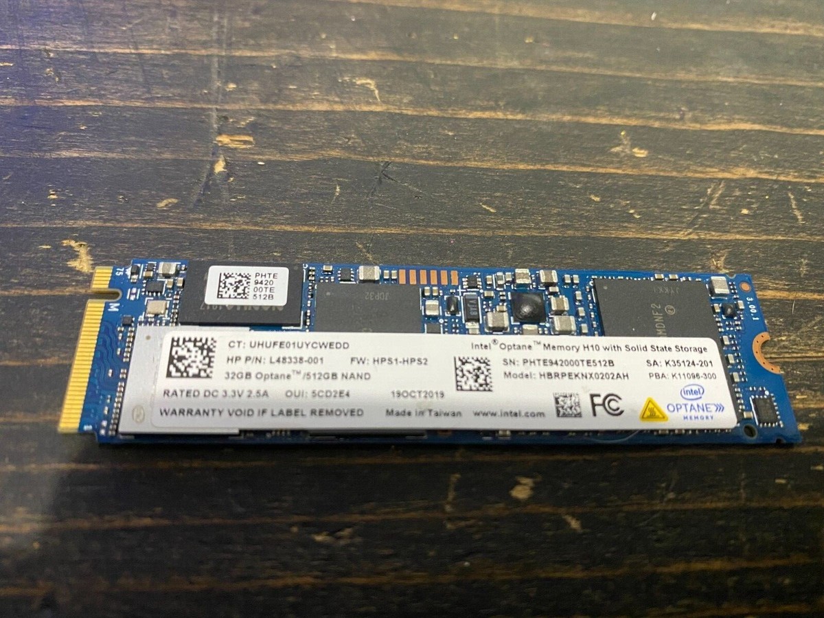 Pcie Intel Optane H10 Compatibility Intel Optane H10 512GB NVMe PCIE SSD  Hard Drive YDH3V