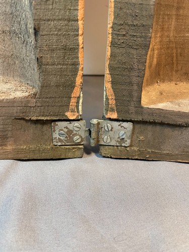 1923 Vintage Hand Craved Red Grange Folk Art Bottle Holder Chicago Bears #77 NFL - Picture 12 of 12