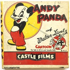 VINTAGE 1950's ANDY PANDA 8mm FILM "WACKY WEED" CASTLE FILMS 485 WALTER LANTZ