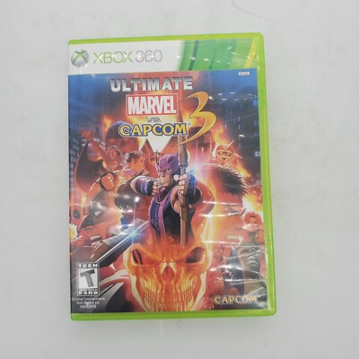 Ultimate Marvel vs. Capcom 3 (Microsoft Xbox 360, 2011) Free Fast Shipping