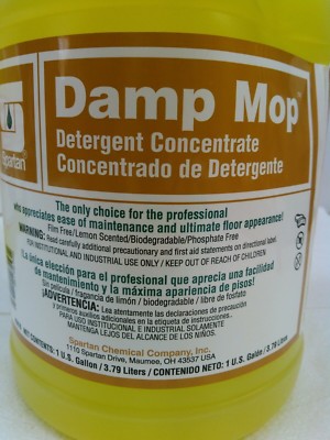 Spartan 3016-04 Damp Mop Neutral Floor Cleaner 1 Gallon