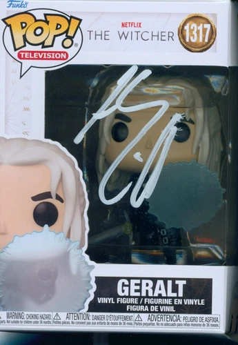 Funko Pop! Vinyl: The Witcher - Geralt - Funko  #1321  Signed Henry Cavill SWAU
