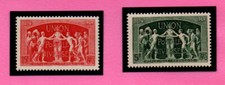 FRANCE - 1949 -   YT850/851**MNH - 75eme ANNIVERSAIRE  U.P.U - COTE 2€