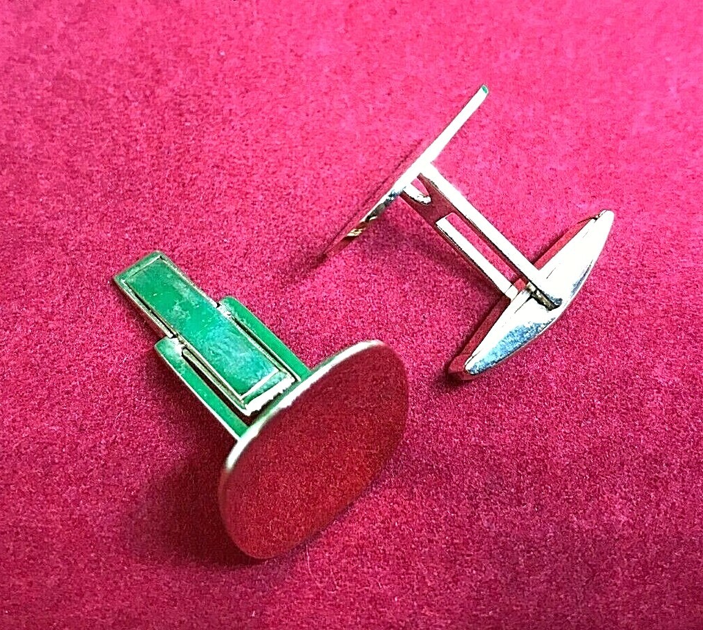 VINTAGE MEN'S CUFFLINKS IN 14K YELLOW GOLD 12 GRAMS 17X19 MM eBay