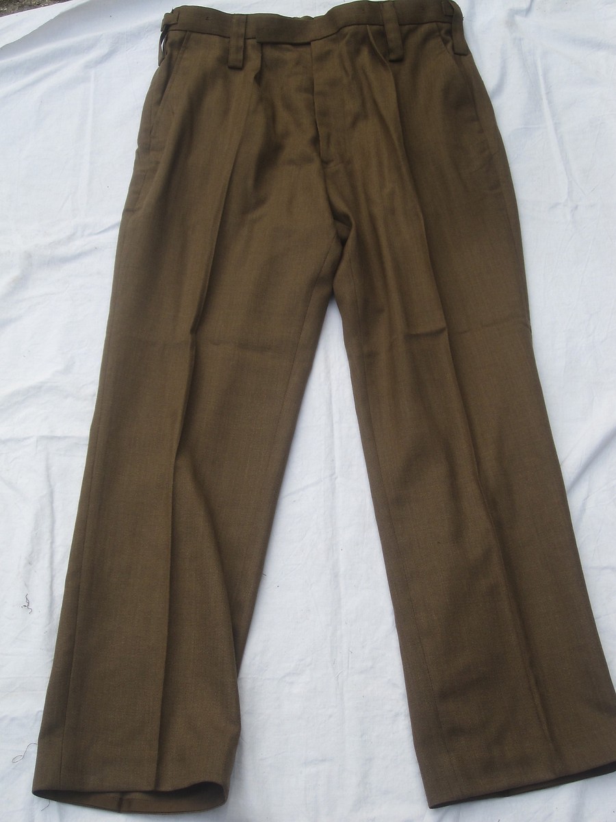Trousers Mans Barrack Dress, Army All Ranks, Gr. 76/80/96, Braune Diensthose Trousers Mans Barrack Dress, Army All Ranks, Gr. 76/80/96, Braune Diensthose