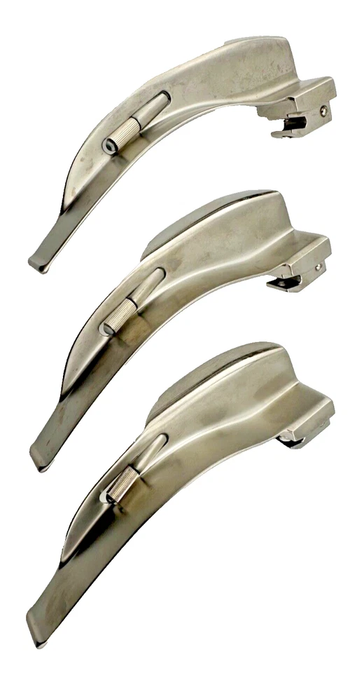 Paquete de 3 hojas de laringoscopio Rusch Macintosh Mac 3 Foto 2 de 4