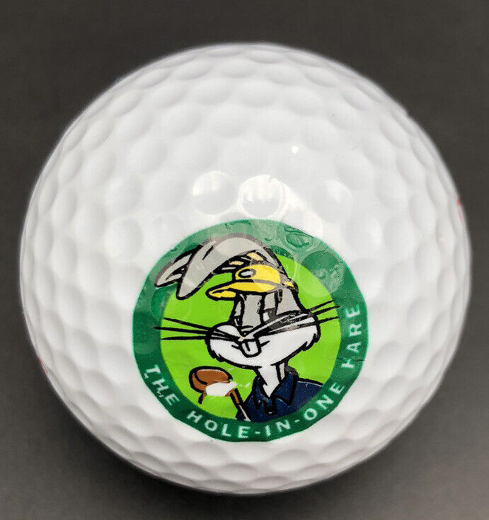 Bugs Bunny Looney Tunes Warner Bros Logo Golf Ball (1) Spalding PreOwned