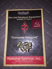 National Spencer Zee Line 69G 5/16" Drive Straight Grease Fittings Pack of 5