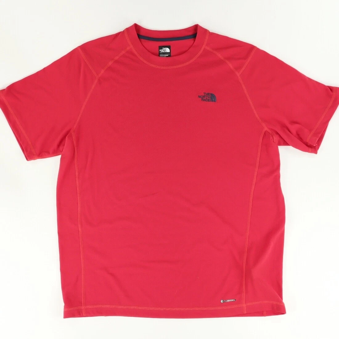 The North Face FlashDry Solid T-Shirt Red Men's XL