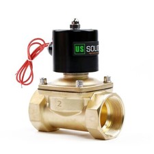 U.S. Solid 1 1/2 inch Electric Solenoid Valve...