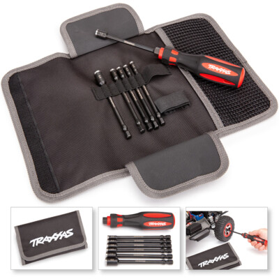 Traxxas 8719 Premium (6Pcs) Metric Nut Driver Master Set w/ Carrying Case