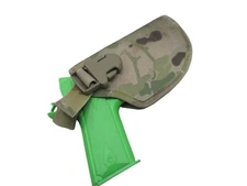 UNIVERSAL FIT RIGHT HAND MOLLE MULTICAM PITOL HOLSTER w/o LIGHT (USED) 9mm 45cal