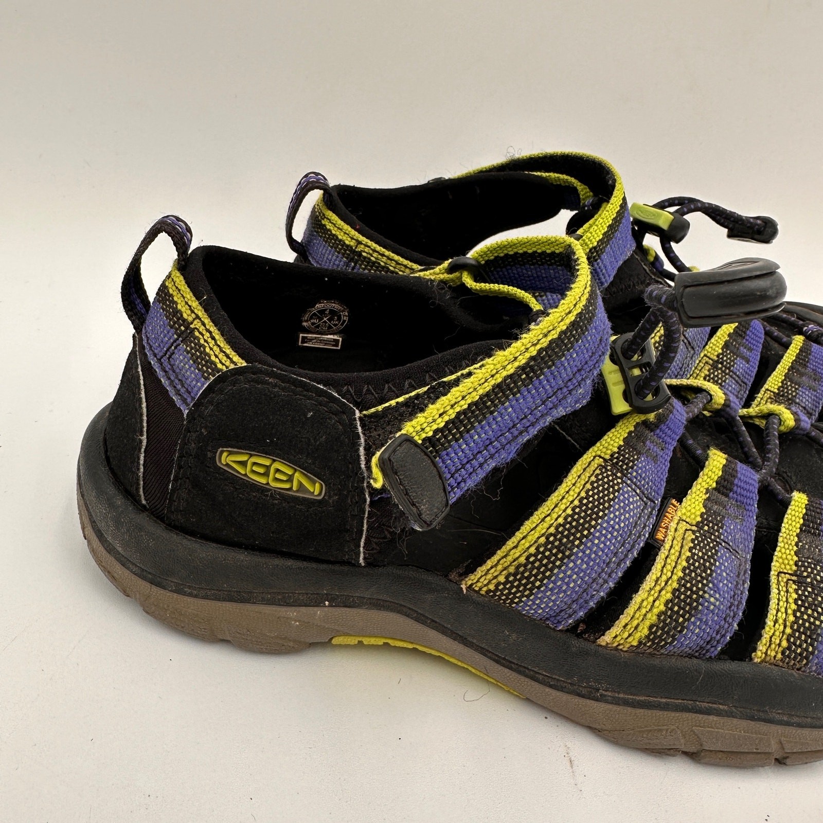 Sandali da trekking Keen Kids Newport H2 blu verde e nero taglia 4