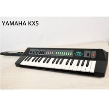YAMAHA KX5 Black Keytar MIDI Controller Vintage 1984 Shoulder Keyboard Good