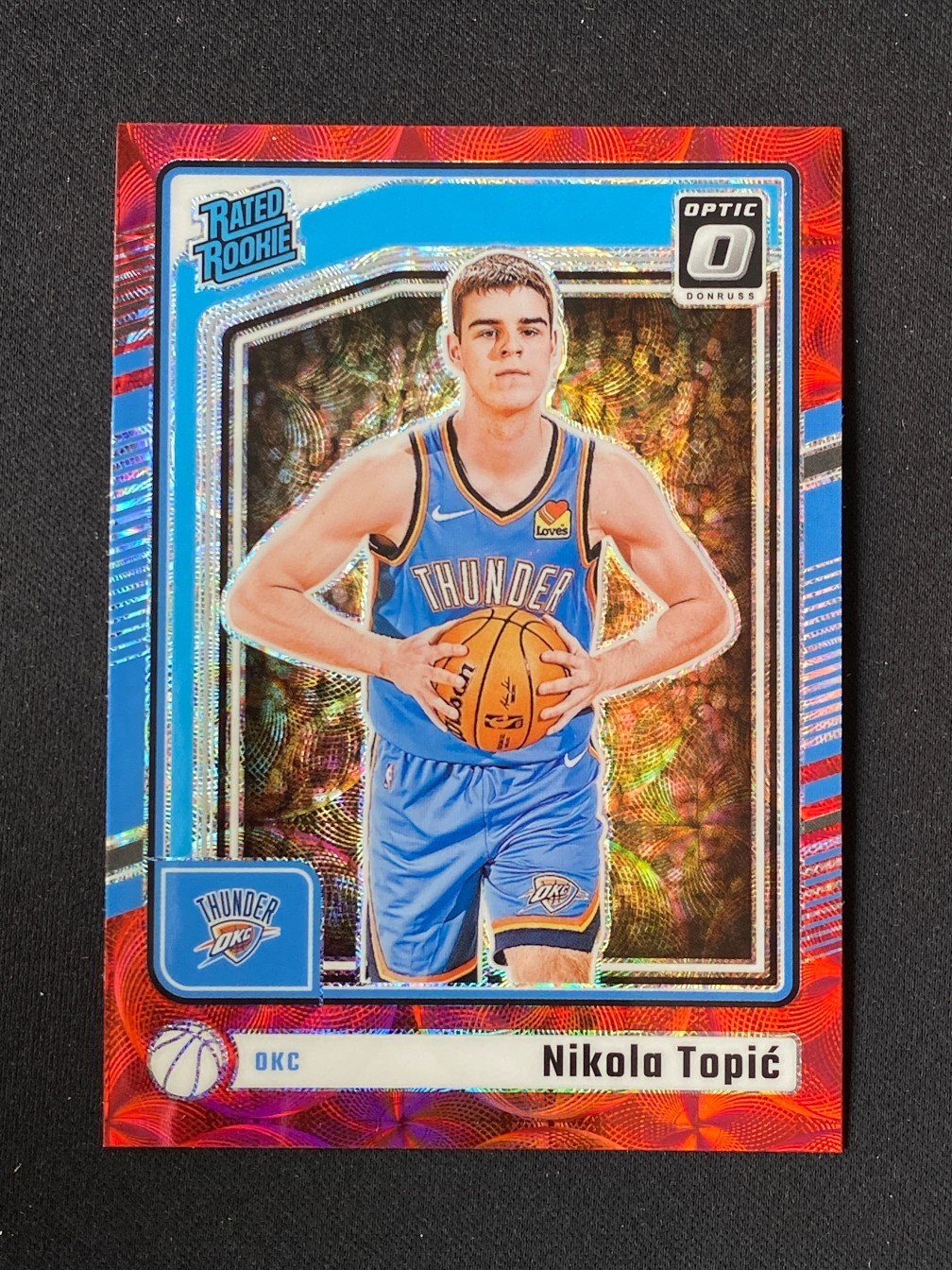 Nikola Topic 2024-25 Panini Donruss Optic Red international #278