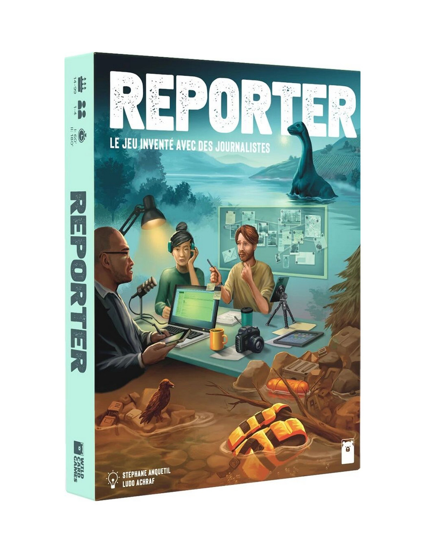 Cadeau idéal ado et adulte : offrez le captivant jeu d'enquête Reporter FR Helvetiq