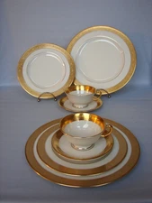 8pc Lenox WESTCHESTER 4pc Place Setting for TWO Dinner Salad Plates Cups Saucers
