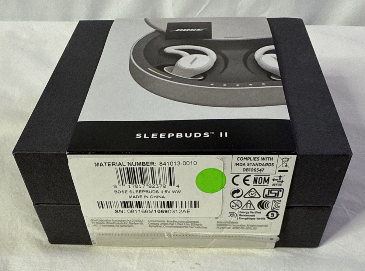 【新品・希少な完全未開封品】BOSE SLEEPBUDS Ⅱ Bose Sleepbuds II Wireless In-Ear Earbuds - White for sale