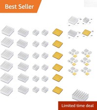 30 PCS Thermal Management Heatsink Kit for Raspberry Pi Models A, B, 2, 3, 4, 5