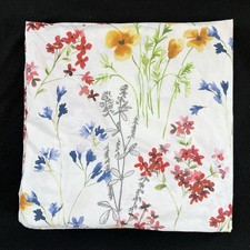 Pottery Barn Maggie Floral Duvet Cover Watercolor Wildflower Full Queen F/Q