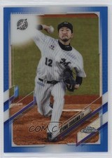 2021 Chrome NPB Nippon Professional Baseball Blue Refractor Ayumu Ishikawa 1n2c