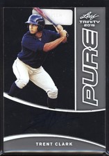 2015 Trent Grisham Clark Leaf Trinity Pure Auto RC #P-TC1 (H2717) $6 MAX SHIP