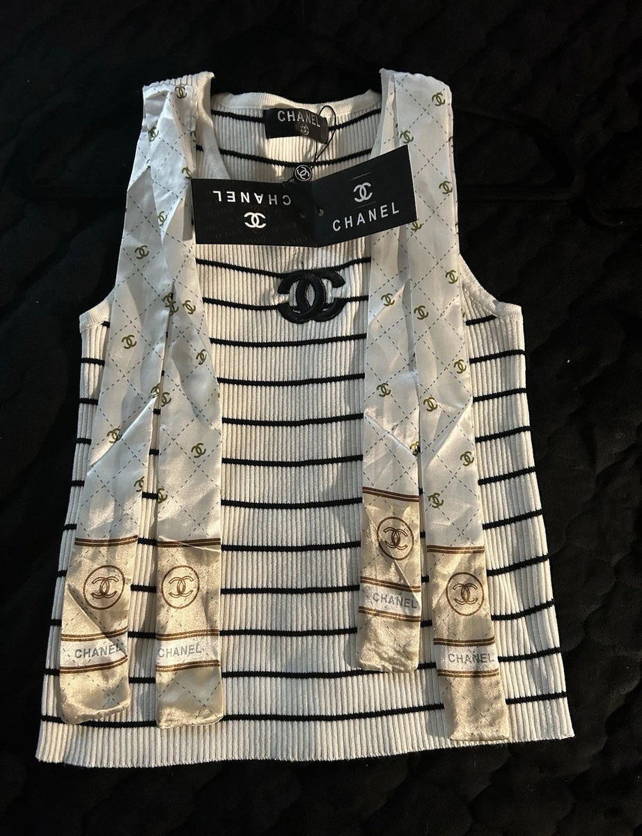 CHANEL Cotton Tank Tops for Women for sale | eBay