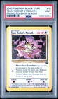 2000 POKEMON PROMO BLACK STAR POKEMON LEAGUE #18 TEAM ROCKET'S MEOWTH PSA 9