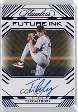 2024 Panini Flawless Future Ink Sapphire /15 Tekoah Roby #FI-TR Auto 1co7