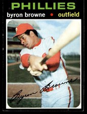 1971 Topps Byron Browne VG+ Philadelphia Phillies #659