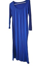 SHEIN Royal Blue Size Medium Dress Maxi Stretch