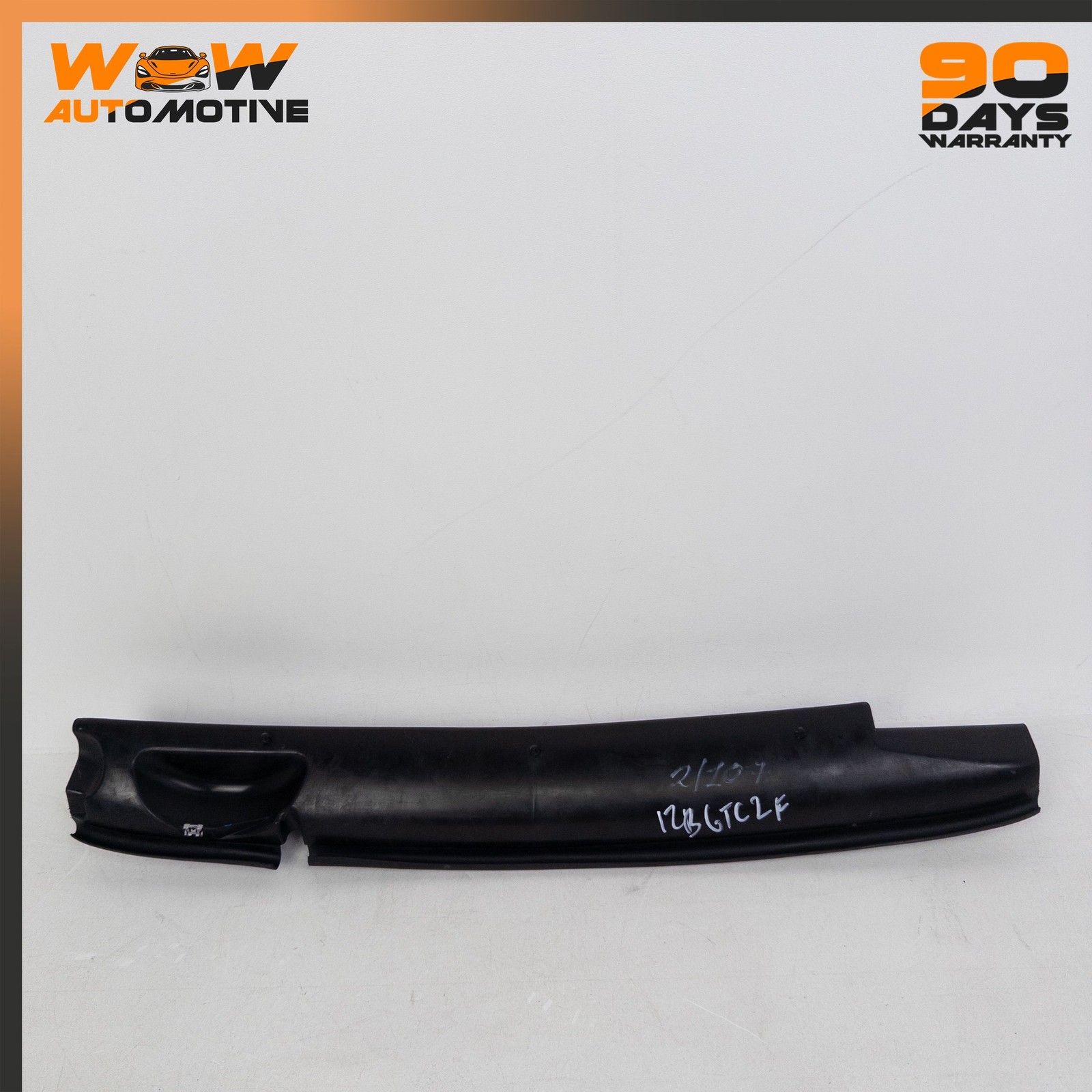 12-17 BENTLEY CONTINENTAL GTC FRONT AIR COOLER GUIDE PLATE BLACK 3W0121281S OEM