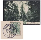 78487) Biesenthal 2. (RAILWAY STATION) Good stamp 1909 on postcard nursery
