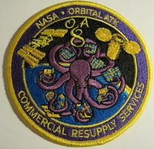 ORBITAL ATK OA-8 NASA ISS COMMERCIAL RESUPPLY SERVICES SPACE MISSION PATCH
