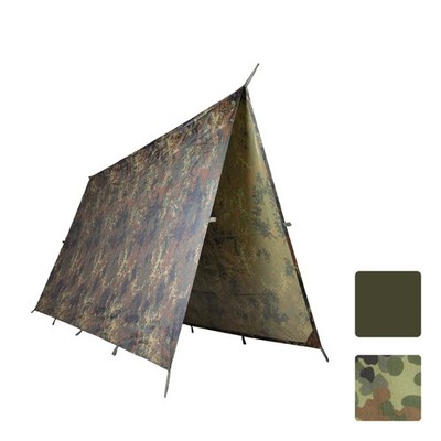 Mil-Tec Tarp PE R/S 3x3m (Bushcraft Plane)