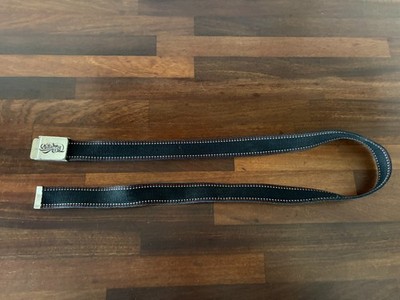 Vintage Billabong Canvas Belt Unisex Black Metal Clasp Size 36
